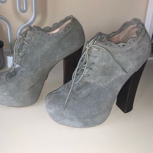 Betsy Johnson Lace Up Booties